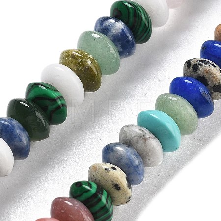 Mixed Gemstone Beads Strands G-P559-A14-02-1