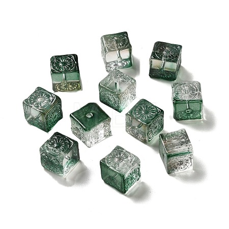 Transparent Glass Beads GLAA-D025-02C-1