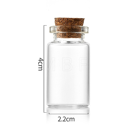 Glass Bottle CON-WH0085-70C-1