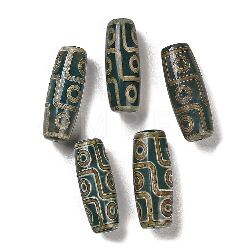 Tibetan Style dZi Beads TDZI-R002-02F-1