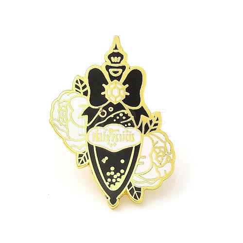 Alloy Enamel Pins for Backpack Clothes JEWB-G020-11G-1