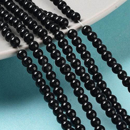 Baking Painted Glass Pearl Bead Strands X-HY-Q003-3mm-80-1