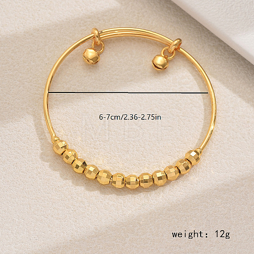 Classic Iron Beads Charm Bangles for Women LC9624-2-1