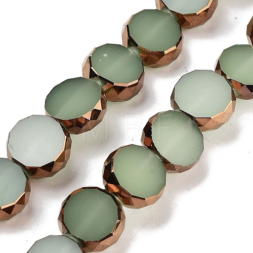 Imitation Jade Glass Beads Strands GLAA-H032-03-05-1