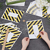 50Pcs PVC Self-Adhesive Safety Labels DIY-OC0016-18-3