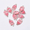 Alloy Enamel Pendants ENAM-C1406-1-1
