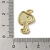 Brass Micro Pave Cubic Zirconia Pendants KK-Q808-12G-3