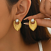 Stainless Steel Stud Earrings OL1768-2-2