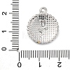 Rack Plating Alloy Enamel Pendants PALLOY-R450-04P-3