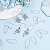 50Pcs Brass Hoop Earring Findings KK-BBC0015-46A-4