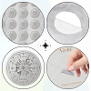 24 Sheets Silver Foil Paper Picture Stickers STIC-WH0031-001-3