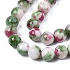 Natural Dyed Persian Jade Gemstone Bead Strands G-R271-8mm-XP06-3