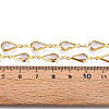 Brass Teardrop Link Chains CHC-N023-09A-G-3