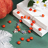 DIY Pumpkin Bead Stretch Bracelets Making Kits DIY-SC0014-66-5