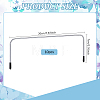 Galvanized Wire Handbag Purse Frame FIND-WH0816-245P-01-2