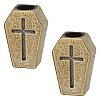 2Pcs Brass Beads KK-FG0001-28C-1