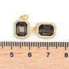Brass Micro Pave Cubic Zirconia Pendants KK-H538-23A-G-3