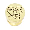 Constellation Golden Tone Wax Seal Brass Stamp Heads STAM-P002-02G-09-1