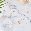 340Pcs 6 Sizes Brass Open Jump Rings KK-FH0005-39-3