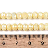 Anti-Tarnish Electroplate Rondelle Glass Beads Strands EGLA-T021-6mm-17-04-4