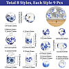72Pcs 8 Styles Handmade Porcelain Beads PORC-PA0001-63-2