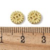 Brass Micro Pave Cubic Zirconia Beads KK-D324-11G-02-2