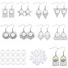 16Pcs 8 Style 304 Stainless Steel Earring Hooks STAS-CA0001-84-1