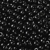 6/0 Opaque Baking Paint Glass Seed Beads SEED-M012-02A-12-3