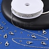 DIY 3m Brass Cable Chain Jewelry Making Kit DIY-YW0005-75P-5