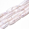 Natural Baroque Pearl Keshi Pearl Beads Strands PEAR-S010-30-02-1