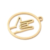304 Stainless Steel Pendants LS-STAS-Z131-01B-G-2
