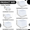 6Pcs 6 Sizes Plastic Buffet Food Cube Display Nesting Riser Stands ODIS-WH0086-220-2