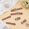 4Pcs Leather Sew on Toggle Buckles FIND-FG0005-62A-4