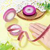 3Rolls 3 Colors Single Face Velvet Ribbon for Clothes Accessories OCOR-TA0004-09A-5