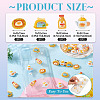 40Pcs 4 Styles Afternoon Tea Theme Opaque Resin Cabochonss RESI-TA0004-92-5