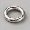 316 Stainless Steel Spring Gate Rings STAS-WH0033-35A-2