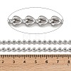 304 Stainless Steel Heart Link Chains CHS-P025-02P-2