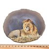 Printed Natural Agate Slice Stone Ornament DJEW-M011-04E-6