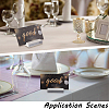 12Pcs 2 Styles Rectangle Acrylic Name Card Holder AJEW-GF0015-03-5