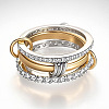Ring Alloy with Crystal Rhinestone Finger Rings FS-WGDB9DD-02-1