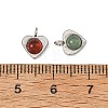 Natural Mixed Stone Pendants PALLOY-JF06058-02-3