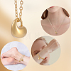 1Pc 304 Stainless Steel Heart Pendant Urn Ashes Necklaces NJEW-CN0001-20G-4