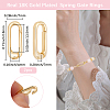 2Pcs Brass Spring Gate Rings KK-BBC0024-20G-02-2