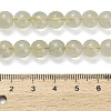 Natural Lemon Quartz(Heated) Beads Strands G-L642-B13-8mm-5