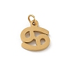 304 Stainless Steel Charms LS-STAS-R001-04G-04-1