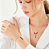 80Pcs 8 Styles Natural & Synthetic Gemstone Pendants PALLOY-FH00208-5