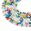 6 Strands 3 Styles Electroplate Glass Bead Strands EGLA-TA0013-70-3