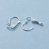 304 Stainless Steel Leverback Earring Findings STAS-H380-08S-4