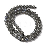 Natural Labradorite Beads Strands G-H326-01-6mm-3