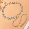 Zinc Alloy Butterfly Link Waist Chains WG2D3D9-01-3